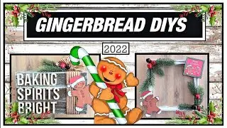 BRILLIANT NEW CHRISTMAS DIYS II GINGERBREAD CHRISTMAS INSPIRATION II EASY MADE CHRISTMAS CRAFTS 2022