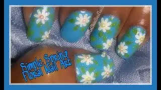 SIMPLE SPRING FLORAL NAIL ART TUTORIAL | MSCHARLIESNAILS