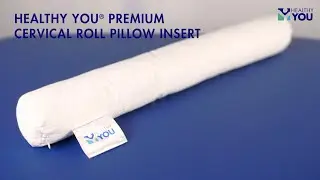Healthy You&reg; Cervical Roll Pillow Insert with Shredded Foam/Fiber Mix Fill Overview