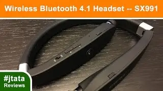 SX-991 Black Wireless Bluetooth 4.1 Foldable Headphones from ERGD