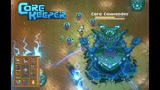 Core Keeper [-Core commander-] boss fights Summoner(Warlock)
