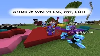 Minecraft wojny gildii ANDR & WM vs ESS, rrrr, LOH | boxmc.pl