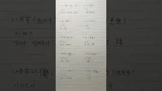 2026년 1월 4일 い로 시작하는 필수일본어단어 #매일일본어  #korean #japanese #study #daily #일본어