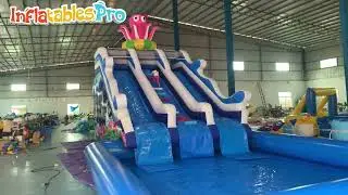 Commercial 3D Octopus Water Slide: Factory Quality Test & Pool Seam Welding 🏗️🐙