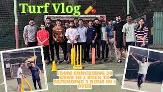 Ghusse mein stump mar diya 🤦🏻😂#turf #vlog #cricket #cricketfun