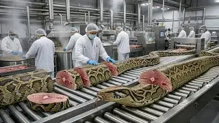 Inside a Modern Snake Meat Factory | The Shocking Process You&rsquo;ve Never Seen