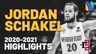 Jordan Schakel San Diego State Aztecs 2020-21 Highlights | All-Mountain West Second Team