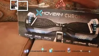 Unboxing A Hover-1 Chrome Electric Self Balancing scooter