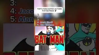TOP 5 FANCASTED ACTORS FOR BATMAN #fypシ #xyzcba #dcuniverse #batman #alanritchson