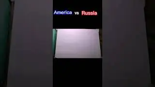 America vs Russia map