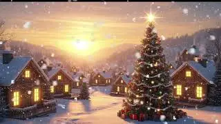 Beautiful Relaxing Christmas Music 2026 🎄 Cozy Snowy Village Christmas Tree Ambience