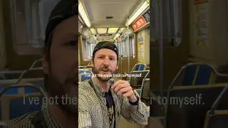 I rode the L train for the first time. #ltrain #chicago