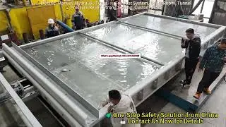 Air Damper Guillotine Damper for cleanrooms low cost for tunnel ventilation
