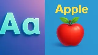 Песенка про фонетику ABC для малышей | Буква А — яблоко 🍎 Веселые и простые детские песенки | Дет...
