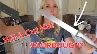 Amazon Review of this  Orblue Serrated Bread Knife with Upgraded Stainless Steel Razor Sharp