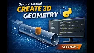 Salome Tutorial | Section 2 &mdash; Parametric Geometry: Sketch &rarr; Extrusion (3D Solid)