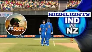 1st Odi India Vs New Zealand Match Full Highlights|Real Cricket Swipe Gameplay l #rcswipe #indvsnz 