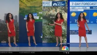 Stephanie Olmo with the midday First Alert Forecast for NBC4 Los Angeles (July 23, 2025)