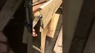 Creative ideas to fix broken boards with bolts ✅ #tutorial #woodworking #tipsntricks #diy #shorts