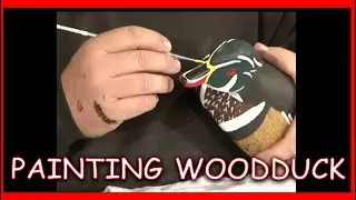 Wood Duck Decoy Painting - D3TV Circa 2009 - Decoy - Decoys - Decoy Carving - Pitboss Waterfowl