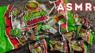 ASMR abriendo y probando ZUMBA GOMA de Sandía🍉