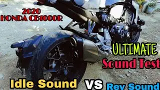 Sound Test | 2020 Honda CB1000R | Stock Exhaust| Idle vs Rev Sound|| #TitserLoiChannel#SoundCheck