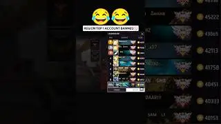 Region Top 1 Id Banned 😅😂 #shortsfeed #freefire #viral #toponeglobal #explore #foryou
