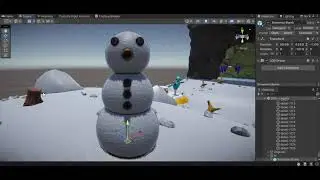 PBR materials examples on Unity 3D scene