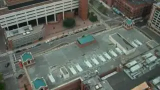 Detroit Ford Field and Greektown aerial video from RC plane