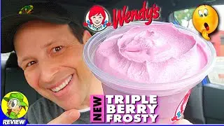 Wendy's&reg; Triple Berry Frosty&reg; Review 👧🫐🍓🍦 New Flavor for Summer! 😍 Peep THIS Out! 🕵️&zwj;♂️