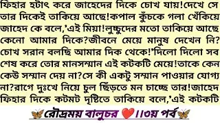 #রৌদ্রময়_বালুচর 🦋!৩য়পর্ব।Bangla Romantic story।Heart Touching Love Story।Bangla Audiobook।#lovestory