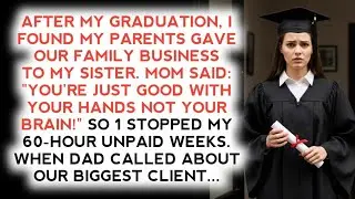 AFTER MY GRADUATION, I FOUND MY PARENTS GAVE OUR FAMILY BUSINESS TO MY SISTER. MOM SAID...
