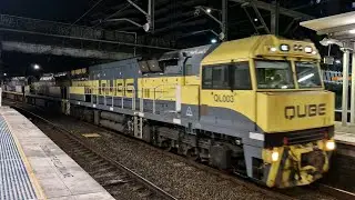 04/02/26 QUBE Containerised Ore Train 9865 passing Lidcombe 