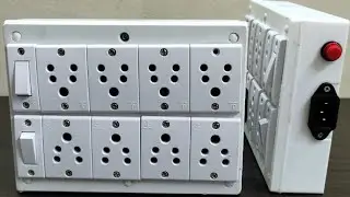 How to make an electric extension board at home | 8 socket | 9 socket MultiSocket Board | diy