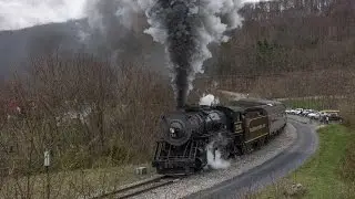 (HD) Western Maryland Scenic Railroad: Farewell to 734
