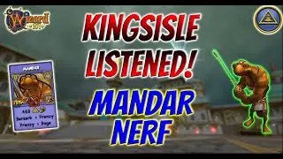 Wizard101: Max Myth PvP (150) Mandar NERF is here!