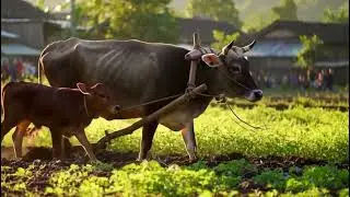 Cow and baacha #hindistories #shortvideo #trendingshorts