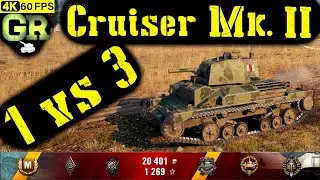 World of Tanks Cruiser Mk. II Replay - 10 Kills 1.5K DMG(Patch 1.4.1)