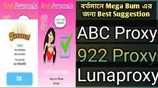 বর্তমানে Mega Bum এর জন্য Best Suggestion | ABC Proxy | 922 Proxy | Lunaproxy