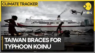 Typhoon Koinu expected to make landfall in Taitung city | WION Climate Tracker