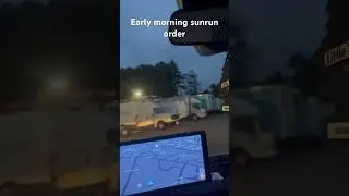 Early morning sunrun order#hustle #nyc #bk #cargo #cargovan #cargovanbusiness #gigapps #dispatch