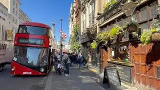 London Bank Holiday Walk 2025 | Summer Street Walking Tour in Central London (4K HDR).
