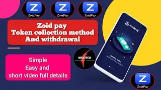 #zoidpay  #onlineearning  How to collect and withdraw zoid pay token/ zoid coins Easy, simple method