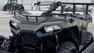 Buying My First ATV For Ice Fishing! 2025 Polaris Sportsman 450 HO.