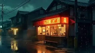 Japanese Hot Spring Autumn Mist Lofi Chillhop | Peaceful Ambience for Sleep