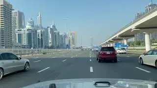 Dubai afternoon drive 4K