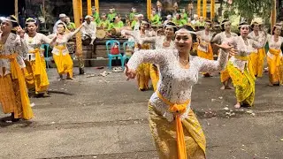 Pependetan PKK Banjar Tengah Peliatan Ngayah Ring Pura Dalem Puri Peliatan Ubud 