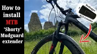 MTB Mudguard Max Extender - How to install - A 'Super Slick' front fender