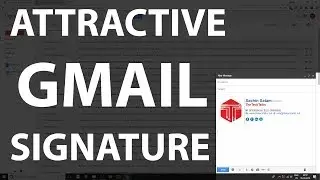How to Create a Professional Gmail Signature with Logo, Social Media and Links