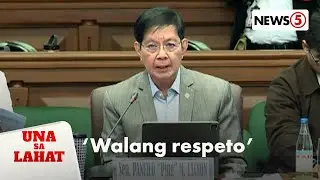 Lacson, nabastusan sa paglalahad ng minorya ng kanilang flood control report | Una Sa Lahat